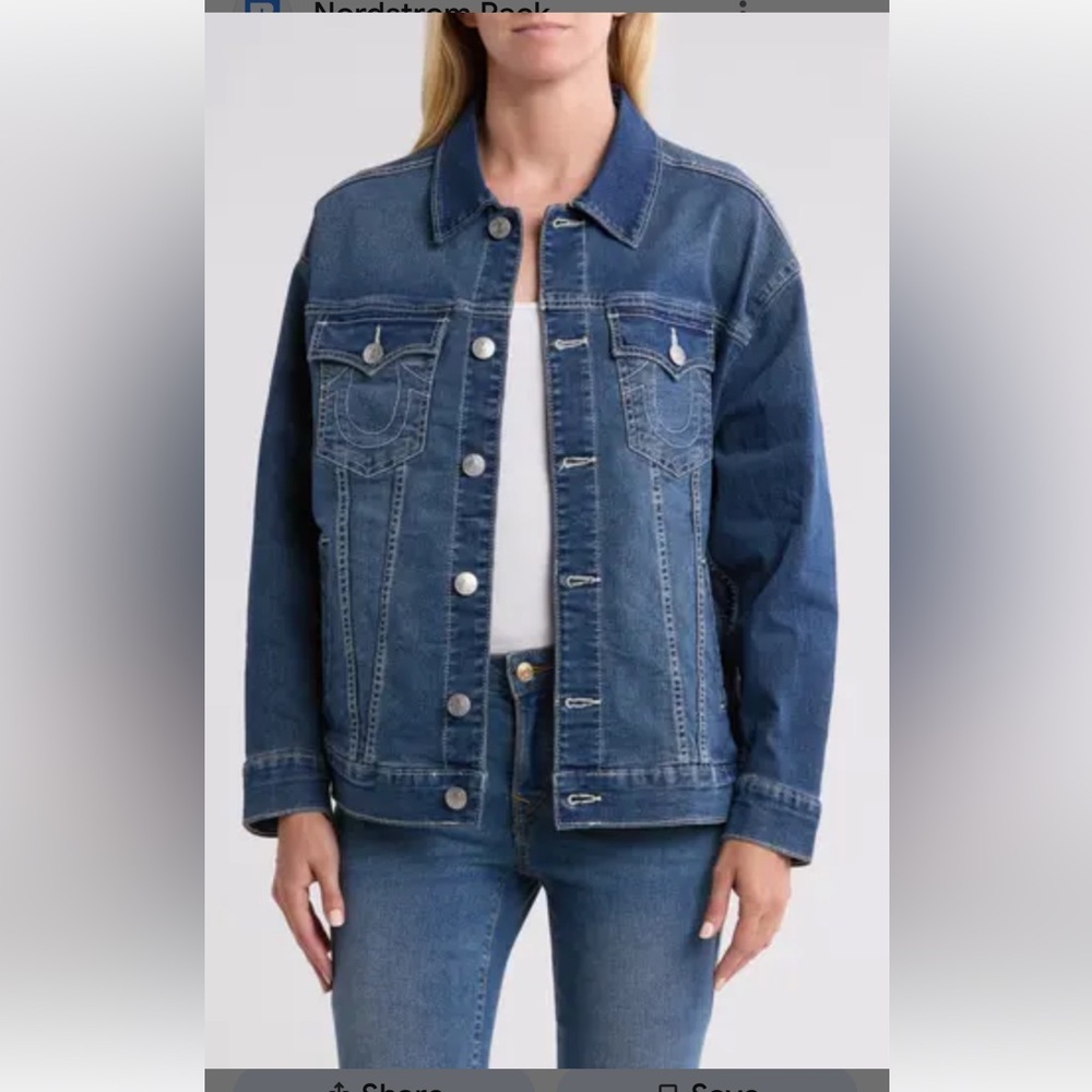 Brand new True Religion women’s Jean jacket. L